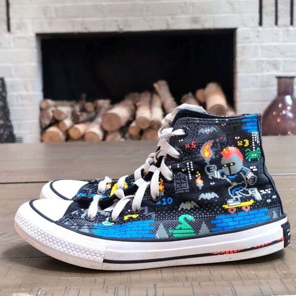 Converse All Star Chuck Taylor Gamer High Top Sneakers Sz 4 - Picture 6 of 12